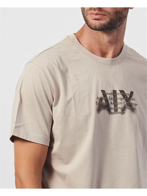 T-shirt uomo Armani Exchange con logo in cotone ARMANI EXCHANGE | 6DZTHH-ZJH4Z17AB